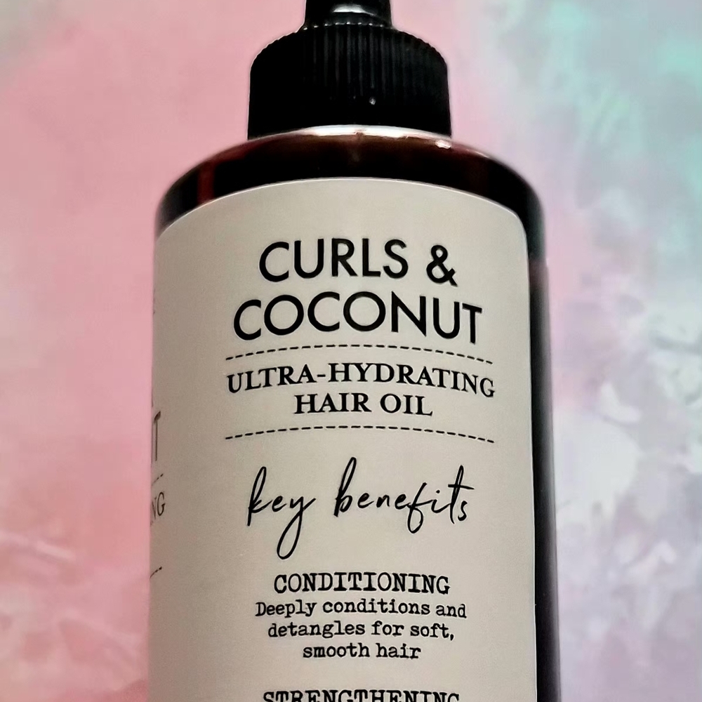 Pharm to Table Curls & Coconut Ultra~Hydrating Hair Oil 8oz Nourish & Strengthen - Picture 2 of 2
